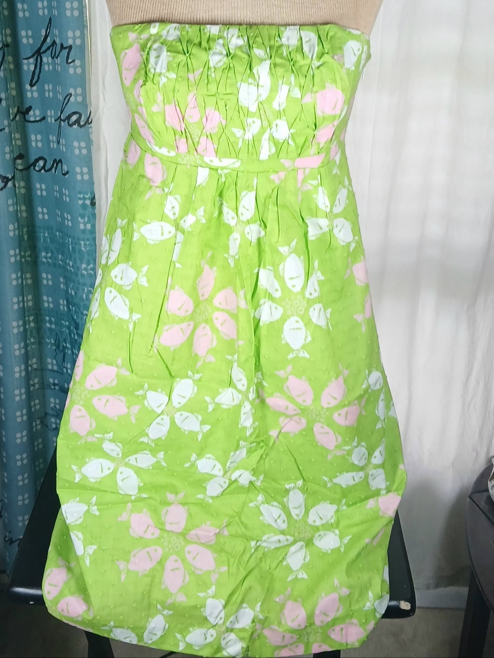 Lilly Pulitzer strapless FLORIDA dress size 2
